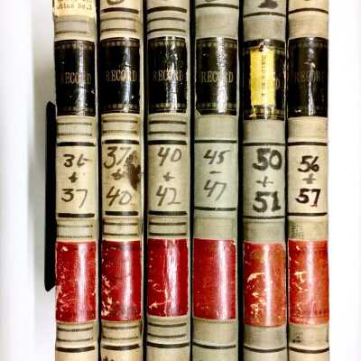 Fire Department Daily Ledgers, 1936-1957