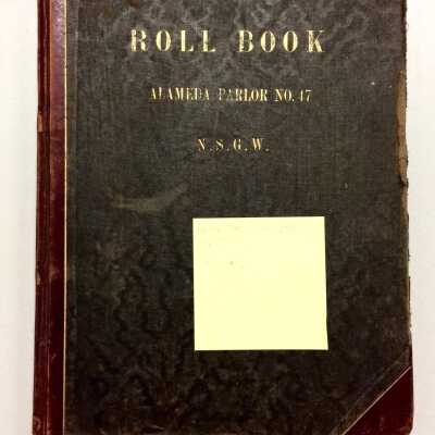 Membership book, Native Sons of the Golden West, Parlor No. 47, 1892