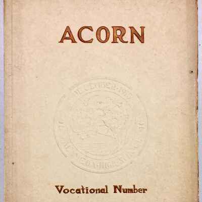 Alameda High School 'Acorn' yearbook for 1915