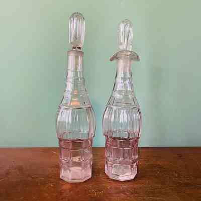 Glass bottles with stoppers from the Meyers family, c. 1880s