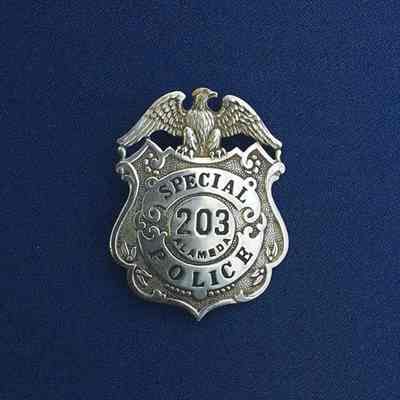 Special police officer's badge #203