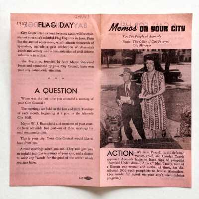 Pamphlet 'Memos on Your City', 1951