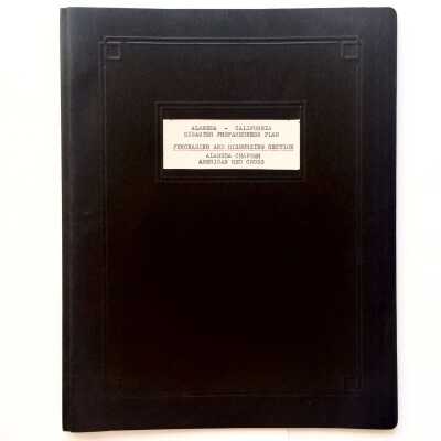 Disaster Preparedness Plan, American Red Cross, Alameda, 1936