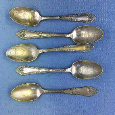 Demitasse spoons from the Paris Exposition, 1900