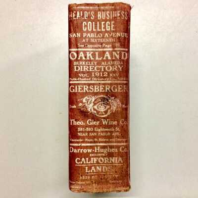 Polk-Husted Directory of Oakland, Berkeley and Alameda, 1912