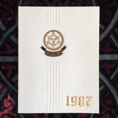 Inviation to Alameda High School Commencement, June 1987