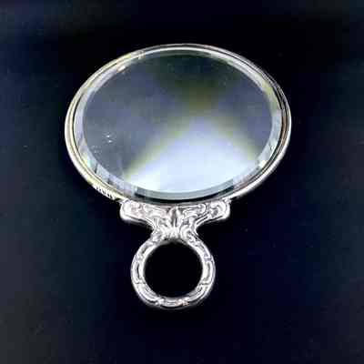 Sterling silver hand mirror of Maude Gilroy Macdonald, c. 1900