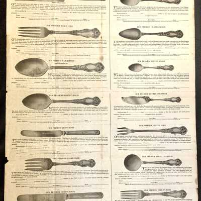Mail-in forms from the California Fruit Grower's Exchange, early 1900s