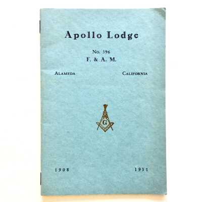 Birthday Bulletin 1908-1931 Apollo Lodge 396 (Masons), 1931
