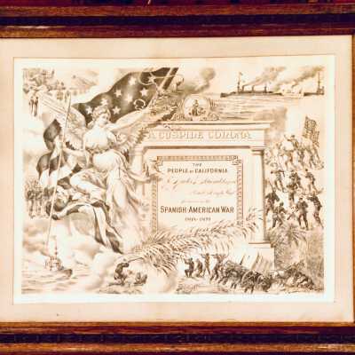 Mr. W. T. Steinmetz' Certificate Spanish American War Citation, 1898-1899