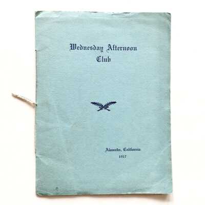 Directory Wednesday Afternoon Club, 1917