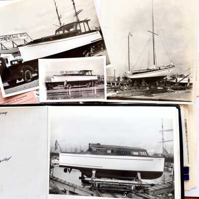 Information and photo album of Warrencraft Boat Co., late 1930s