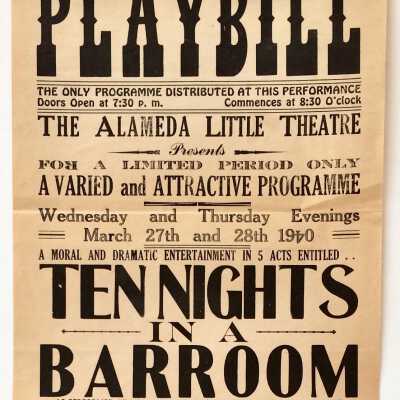 Program for a Little Theatre play produced by Valentine P. Newmark, 1940