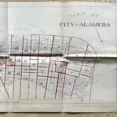 Precinct Map of Alameda, 1924