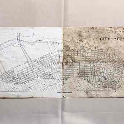 Map of City of Alameda, between 1918 and 1954