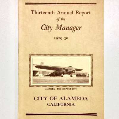City Manager's Report, 1929-1930
