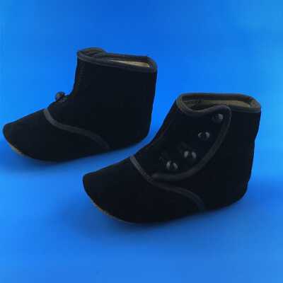 Black Velvet Baby Shoes, from Stork Baby Shoes, 1915