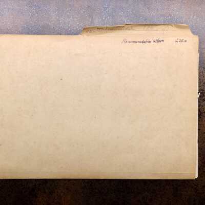 Folder regarding applicants for City positions, 1917-1920