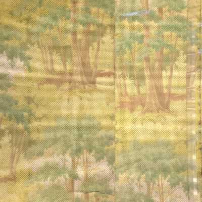 Wallpaper Sample, Forest trees with Gold dots, 1900