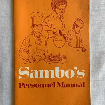 Sambo's Personnel Manual from Sambo's Restaurant, c. 1970