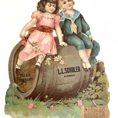 Palace Brewery Advertising Calendar, 1902