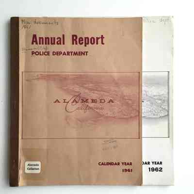 Annual Police Department Reports, 1961, 1962