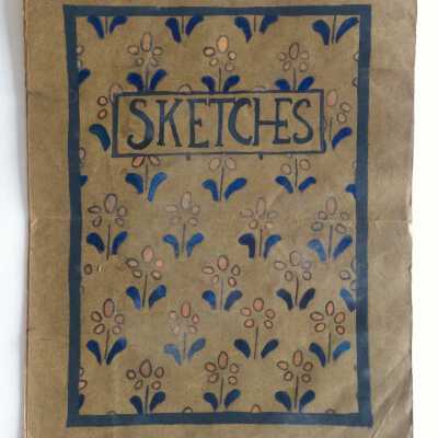 Booklet of hand-drawn Maps, Leonora Crutchett, Haight School, 1911