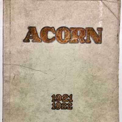 Alameda High School Yearbook 'The Acorn', 1921-1922