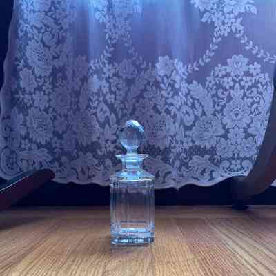 Clear Cologne bottle of the Martin family, c. 1900s