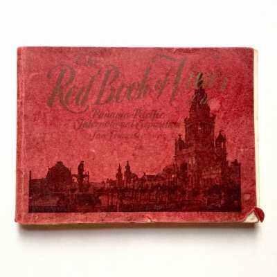 Souvenir booklet 'The Red Book of Views' of the Panama-Pacific International Exposition, 1915