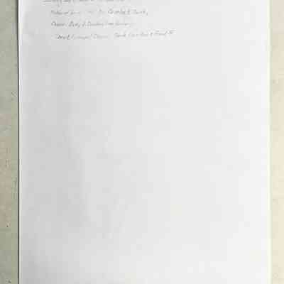 Verso of C: With notes handwritten by curator G. Gunn.