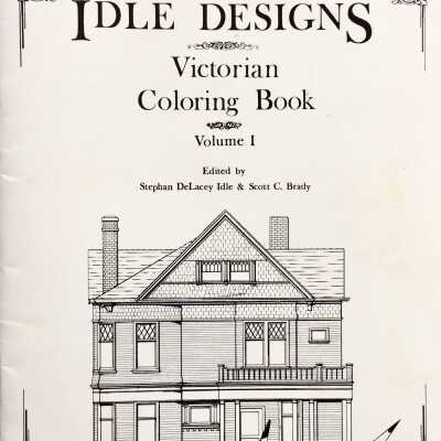 Coloring Book 'Idle Designs', by Stephen Idle and Scott Brady, c. 1980s
