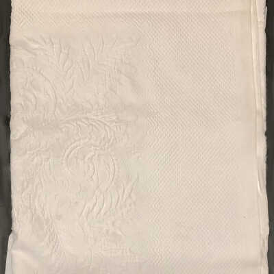 White Marseilles bedspread, c. 1900