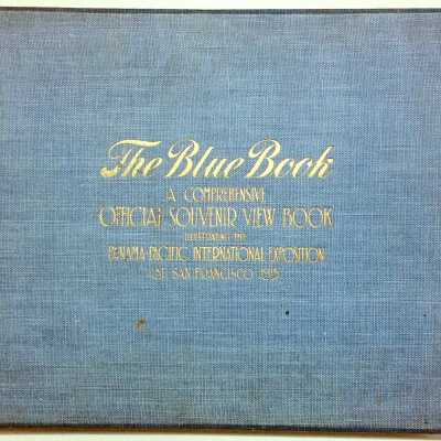 Blue souvenir book, Panama Pacific International Exposition, 1915