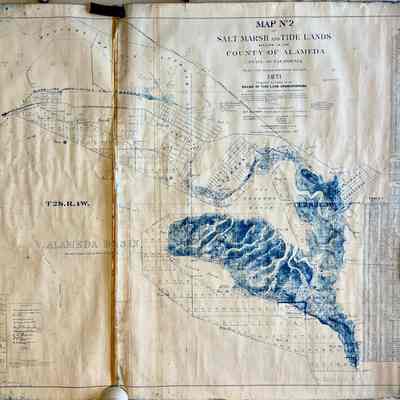 Map No. 2 of the Tidelands, 1871