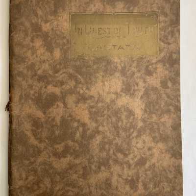 Score and program of performance 'In Quest of Truth', by Charles M. McCurrie, 1913