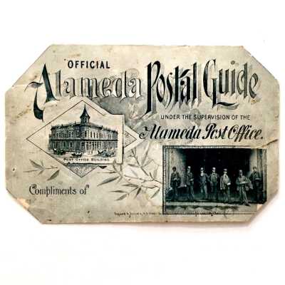 Advertisement card for Postal Uniforms, c. 1900