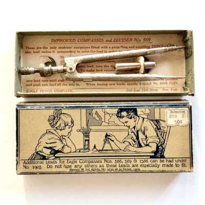 Eagle Pencil Company No. 569 compass of the Martin family c. 1910