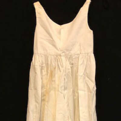 Full length cotton slip for christening dress, c. 1895-1896