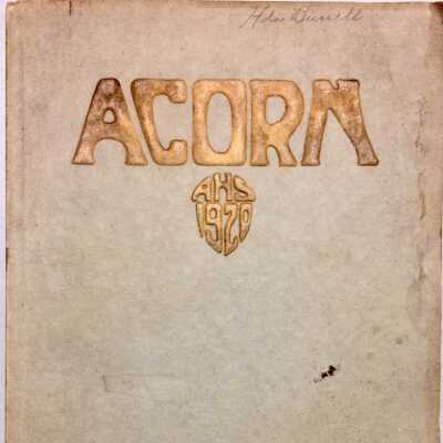 Alameda High School Yearbook 'The Acorn' of Ada Burrell, 1920
