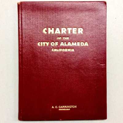 1937 City Charter booklet of A.C. Carrington, Councilman