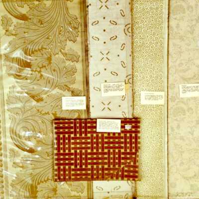 Wallpaper samples from 1525 Lafayette Street, c. 1887