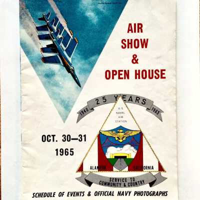 Program for Naval Air Station airshow and open house, 1965