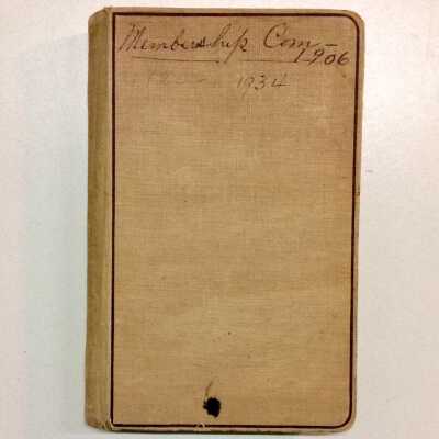 Membership Committee Log of the Adelphian Club, 1906-1934