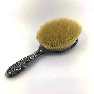 Silver plated Filigree Hair Brush, 1900