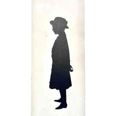 Silhouette of Kathleen Elizabeth Haslett Edwards, from the Panama Pacific International Exposition, S.F., 1915