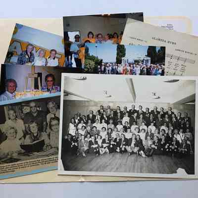 Reunion folder for class of 1931, 1971-1996