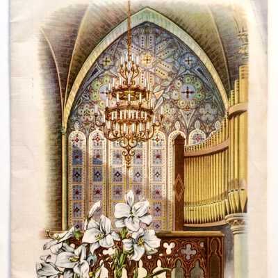 Program Easter Services, First Congregational Church, 1944