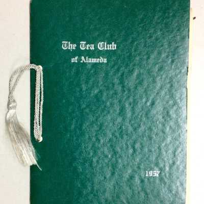 Roster booklet of the Tea Club, 1957