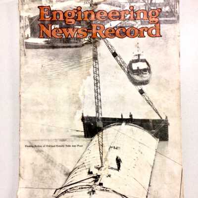 'Engineering News Record' Magazine with article on Estuary Tube, 1928